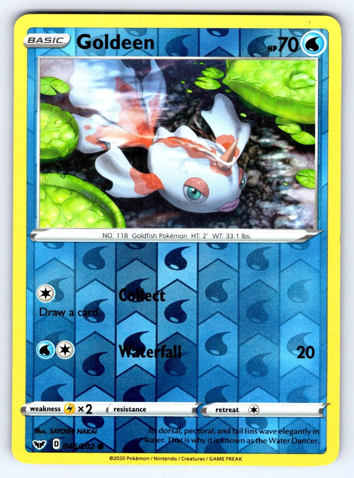 Goldini #46 — Schwert & Schild (Reverse Holo)