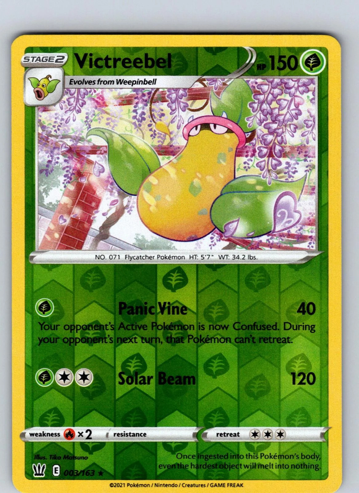 Victreebel #3 — Stili di Lotta (Reverse Holo)