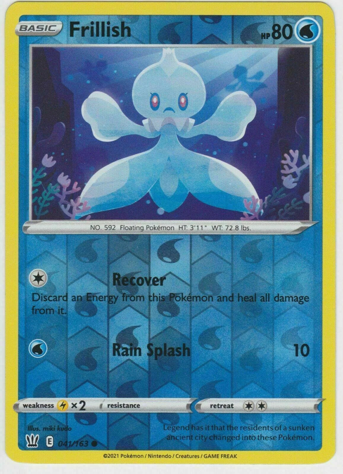 Frillish #41 — Estilos de Batalha (Reverse Holo)