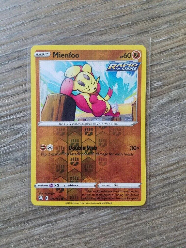 Mienfoo #76 — Estilos de Batalha (Reverse Holo)