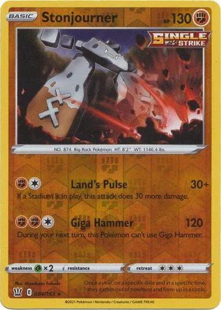 Stonjourner #84 — Estilos de Combate (Reverse Holo)