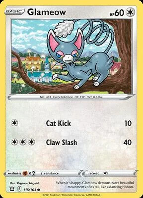 Glameow #115 — Stili di Lotta (Reverse Holo)
