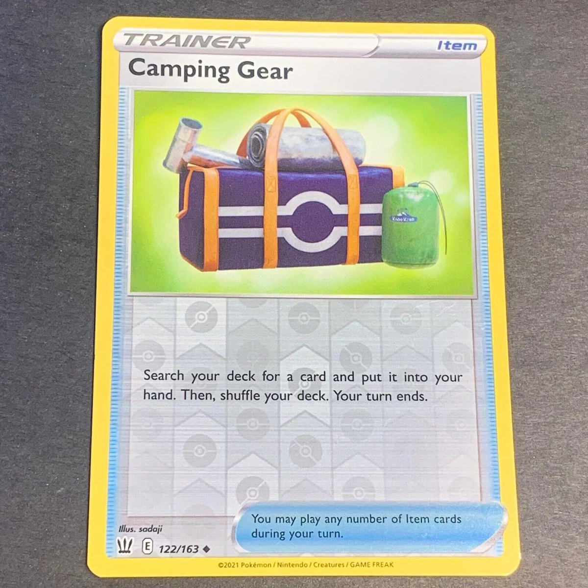 Camping-Set #122 — Kampfstile (Reverse Holo)
