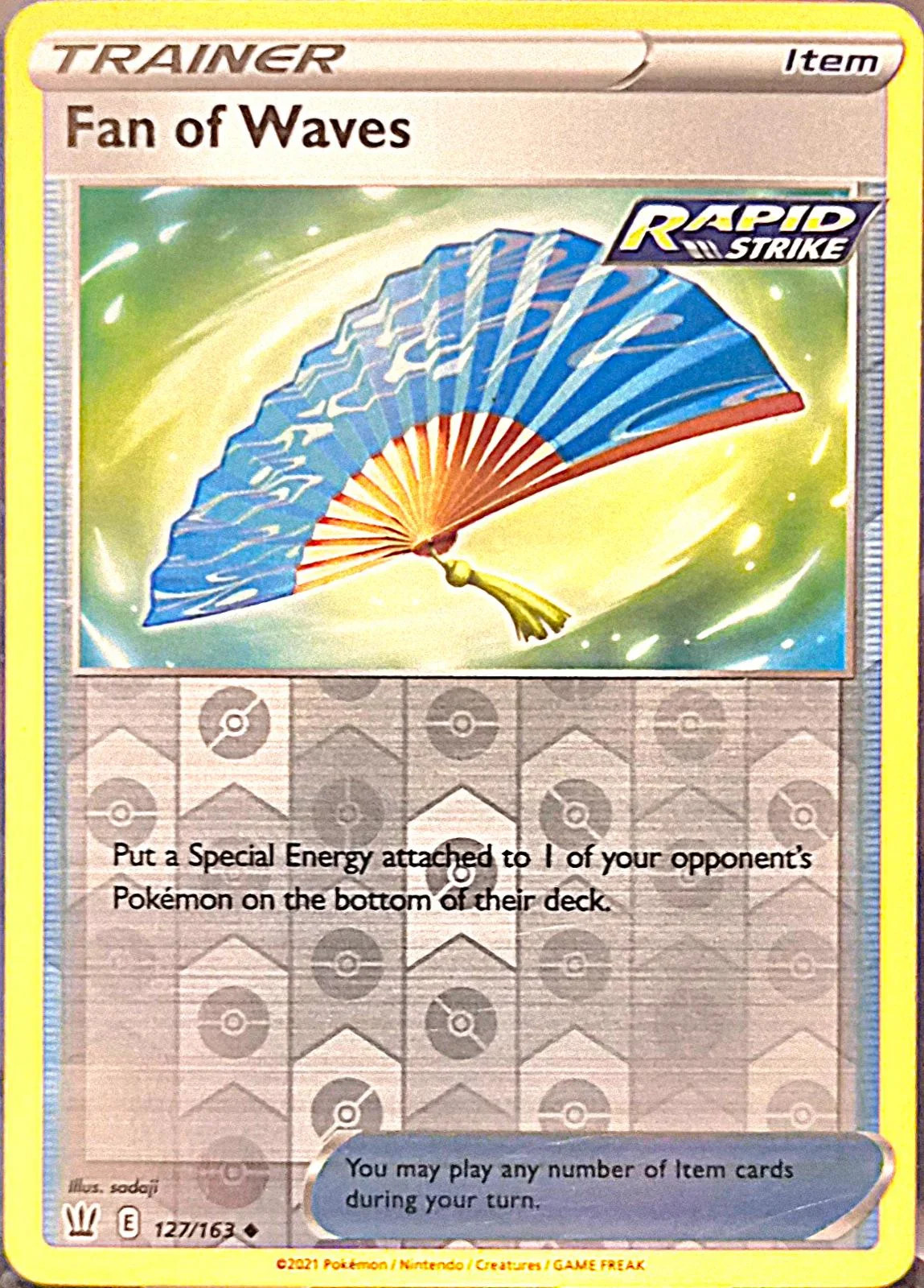 Leque de Ondas #127 — Estilos de Batalha (Reverse Holo)