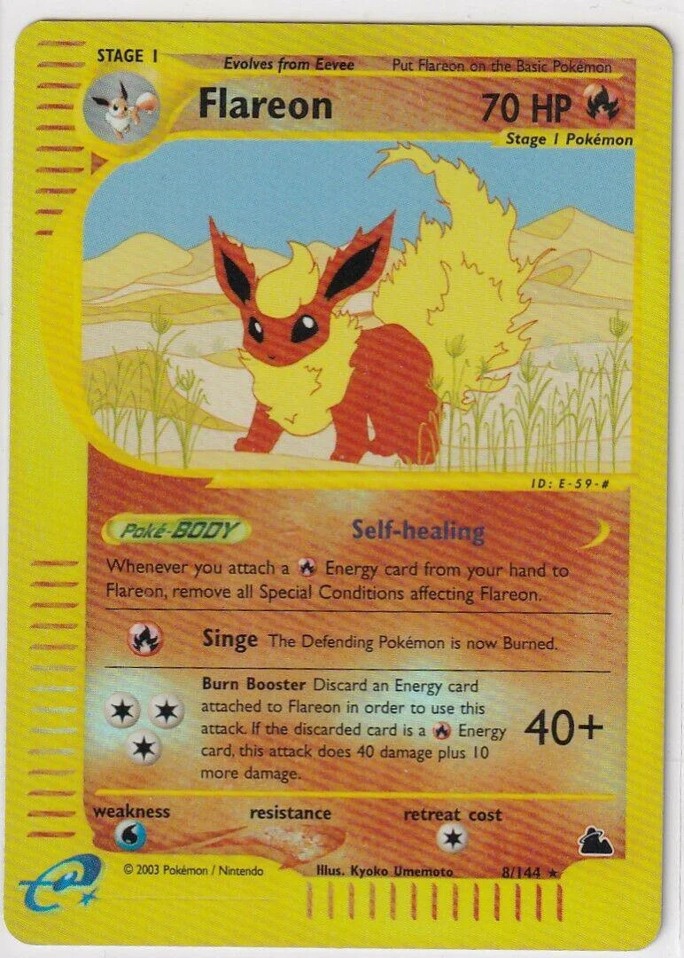 Flamara #8 — Skyridge (Reverse Holo)