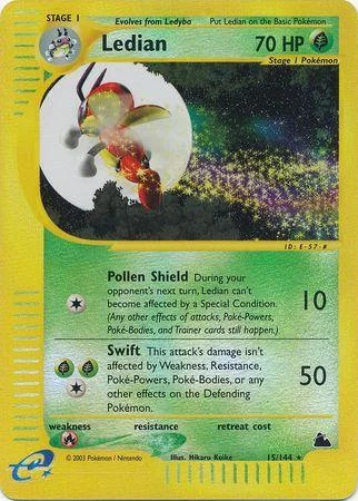 Ledian #15 — Skyridge (Reverse Holo)