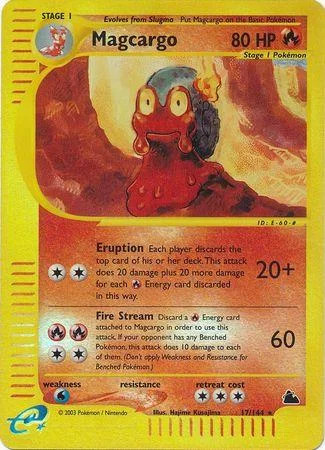 Magcargo #17 — Skyridge (Reverse Holo)