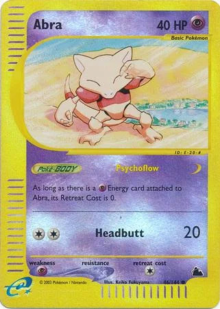 Abra #46 — Skyridge (Reverse Holo)