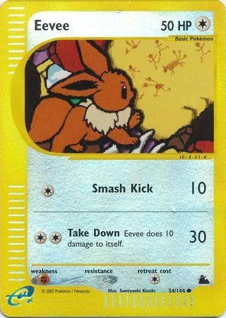 Eevee #54 — Skyridge (Reverse Holo)