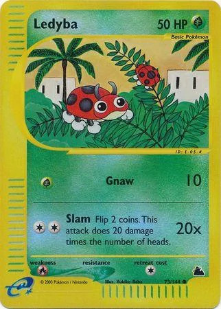 Ledyba #73 — Skyridge (Reverse Holo)