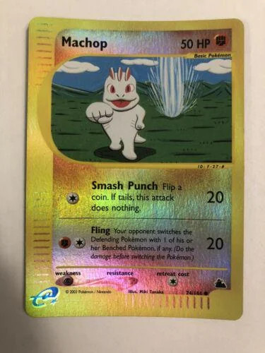 Machop #74 — Skyridge (Reverse Holo)