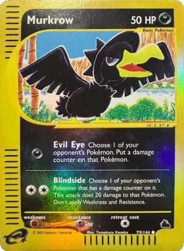 Murkrow #79 — Skyridge (Reverse Holo)