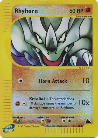 Rihorn #91 — Skyridge (Reverse Holo)
