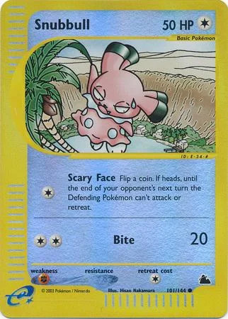 Snubbull #101 — Skyridge (Reverse Holo)
