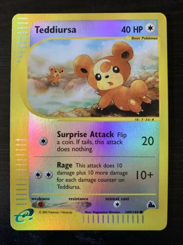 Teddiursa #109 — Skyridge (Reverse Holo)