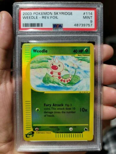 Weedle #114 — Skyridge (Reverse Holo)