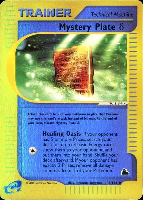 Mystery Plate delta #136 — Skyridge (Reverse Holo)