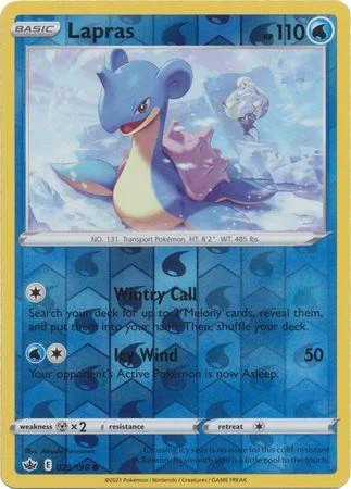 Lapras #029 — Schaurige Herrschaft (Reverse Holo)