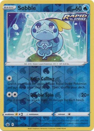 Sobble #041 — Reinado Escalofriante (Reverse Holo)