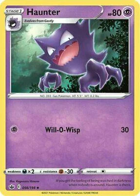Haunter #056 — Reinado Arrepiante (Reverse Holo)