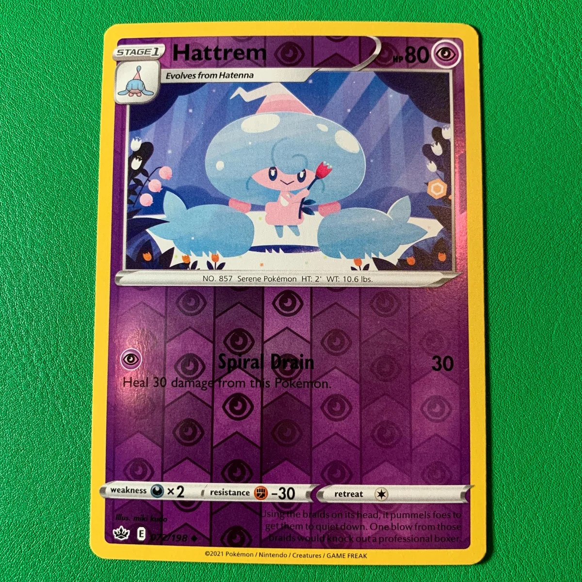 Hattrem #072 — Regno Glaciale (Reverse Holo)