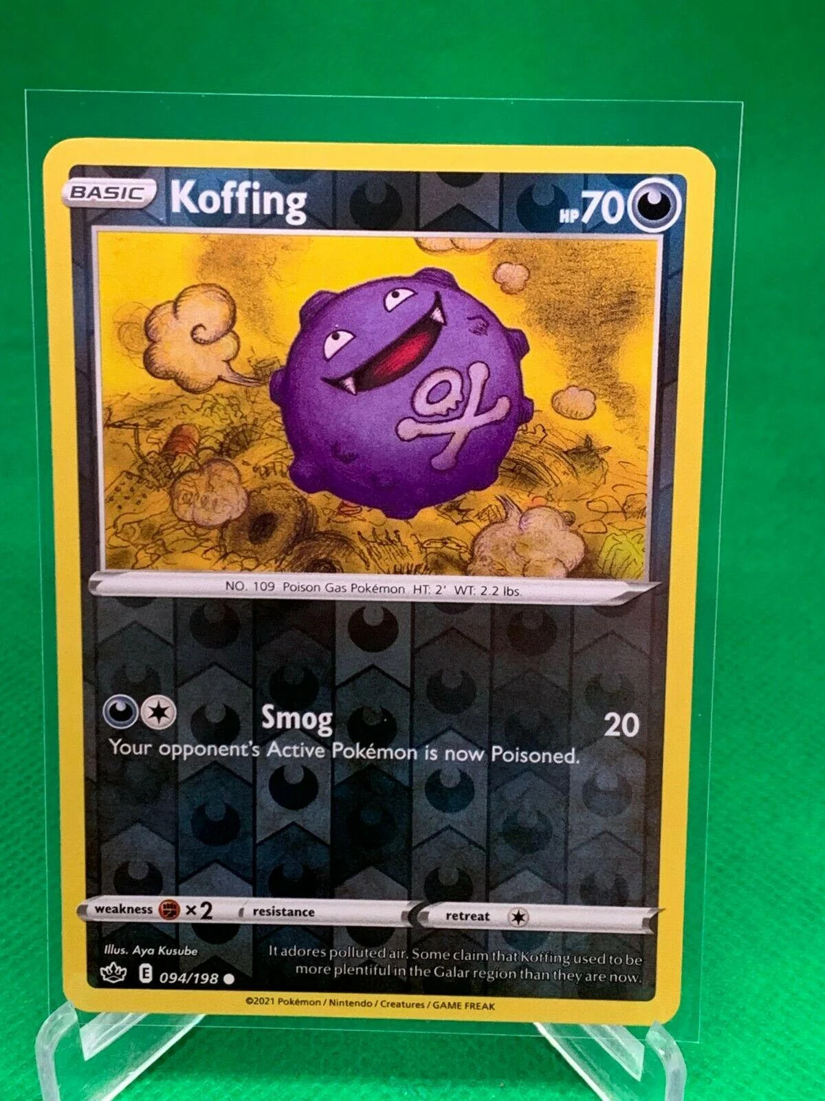 Koffing #094 — Regno Glaciale (Reverse Holo)