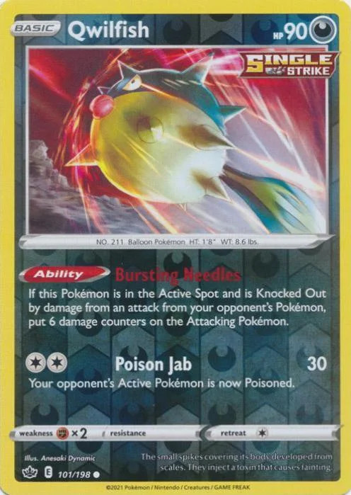 Qwilfish #101 — Regno Glaciale (Reverse Holo)