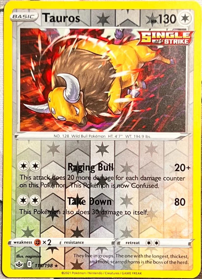 Tauros #115 — Chilling Reign (Reverse Holo)