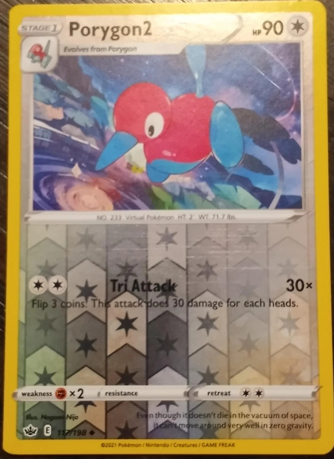 Porygon2 #117 — Schaurige Herrschaft (Reverse Holo)