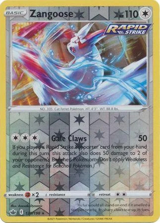 Zangoose #120 — Reinado Arrepiante (Reverse Holo)