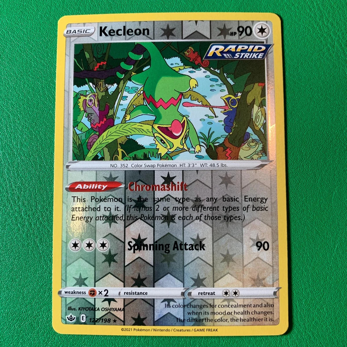 Kecleon #122 — Regno Glaciale (Reverse Holo)