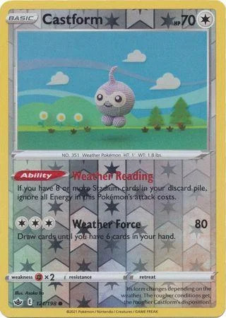 Castform #121 — Reinado Arrepiante (Reverse Holo)