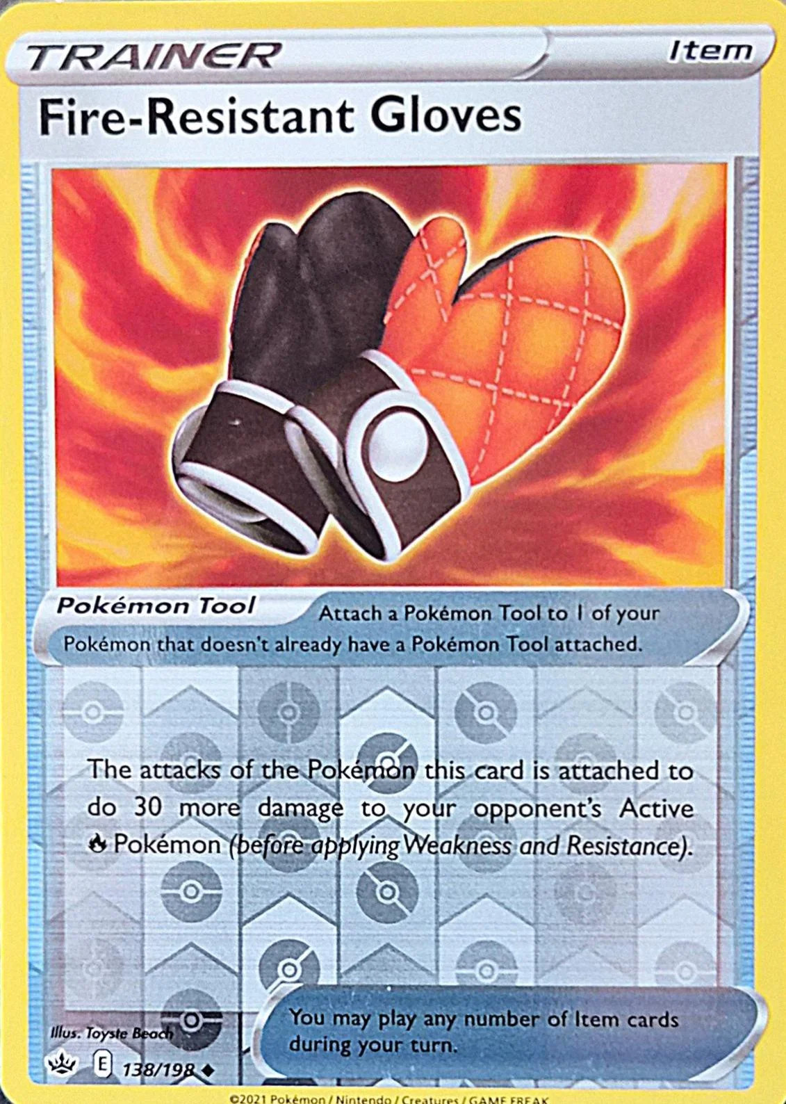 Feuerfeste Handschuhe #138 — Schaurige Herrschaft (Reverse Holo)