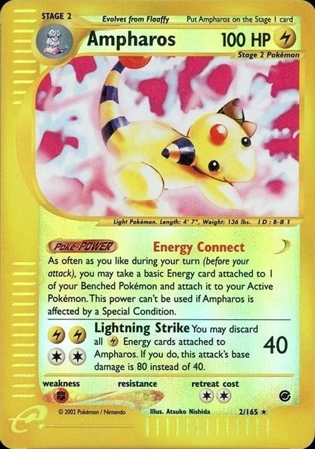Ampharos #2 — Expedition Base Set (Reverse Holo)