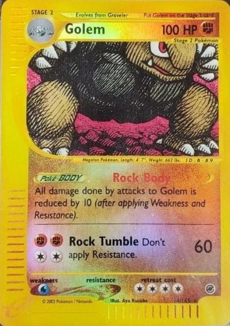 Golem #14 — Expedition Base Set (Reverse Holo)