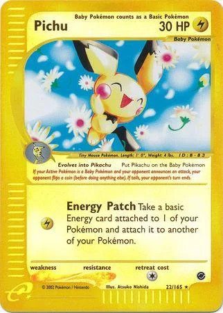 Pichu #22 — Expedition Set Base (Reverse Holo)