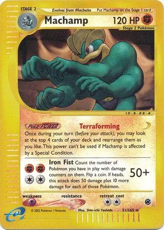 Machamp #51 — Expedition Set Base (Reverse Holo)