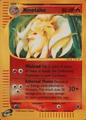Ninetales #57 — Expedition Base Set (Reverse Holo)