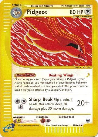 Pidgeot #59 — Expedition Base Set (Reverse Holo)