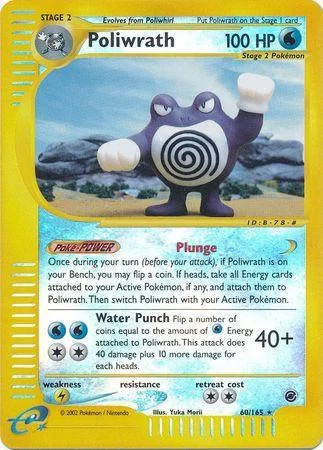 Poliwrath #60 — Expedition Base Set (Reverse Holo)
