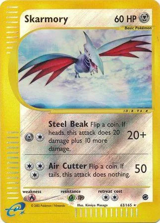 Skarmory #63 — Expedition Set Base (Reverse Holo)