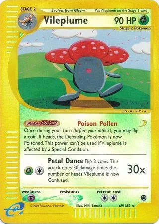 Vileplume #69 — Expedition Set Base (Reverse Holo)