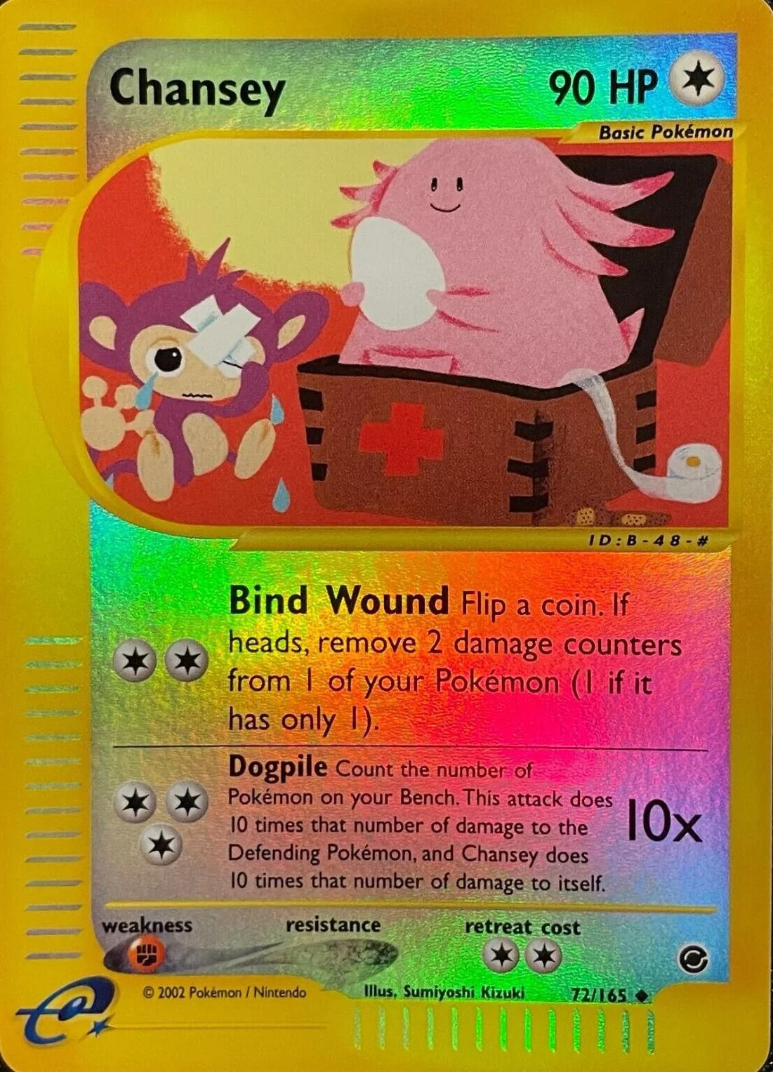 Chansey #72 — Expedition Base Set (Reverse Holo)
