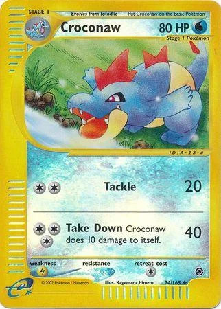 Croconaw #74 — Expedition Base Set (Reverse Holo)