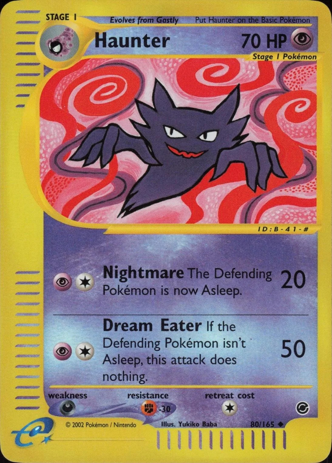 Haunter #80 — Expedition Base Set (Reverse Holo)