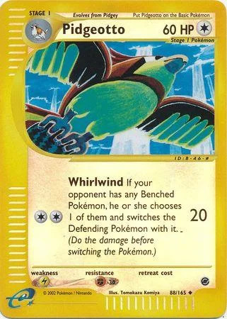 Pidgeotto #88 — Expedition Base Set (Reverse Holo)