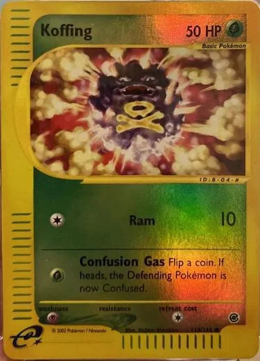 Koffing #114 — Expedition Base Set (Reverse Holo)