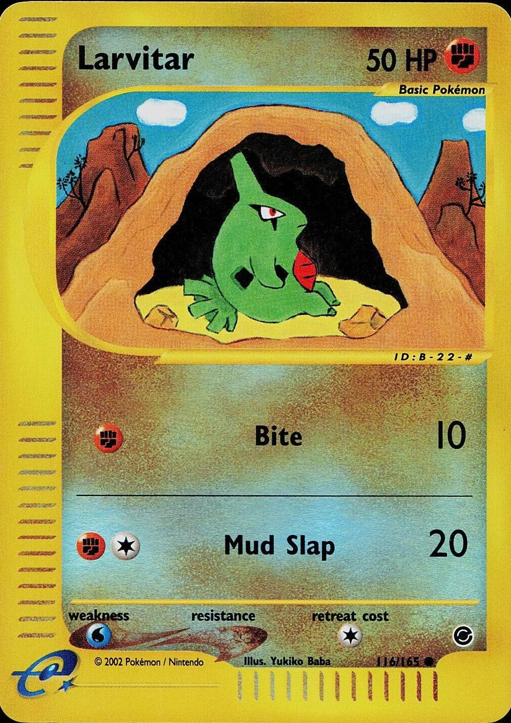 Larvitar #116 — Expedition (Reverse Holo)
