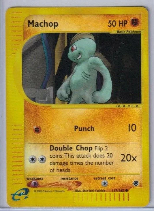 Machop #117 — Expedition Base Set (Reverse Holo)