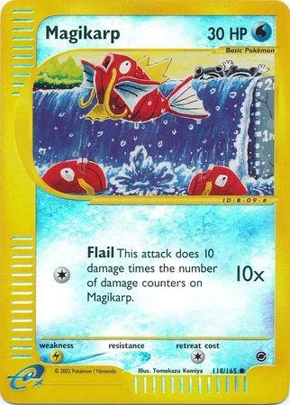 Magikarp #118 — Expedition Base Set (Reverse Holo)